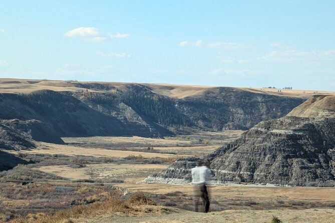 1 Day Drumheller Private Group Custom Tour: Calgary to Badlands - Horseshoe Canyon and the 11 bridges to Wayne ghost town