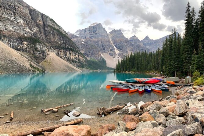 2025 Winner-Lake Louise Moraine Lake Johnston Canyon Banff Town - Moraine Lake (and the Seasonal Swap to Emerald + Natural Bridge)