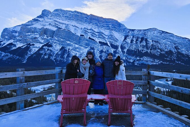 Banff Private Tour - Beyond the basics - Downtown Canmore for coffee and the Three Sisters backdrop