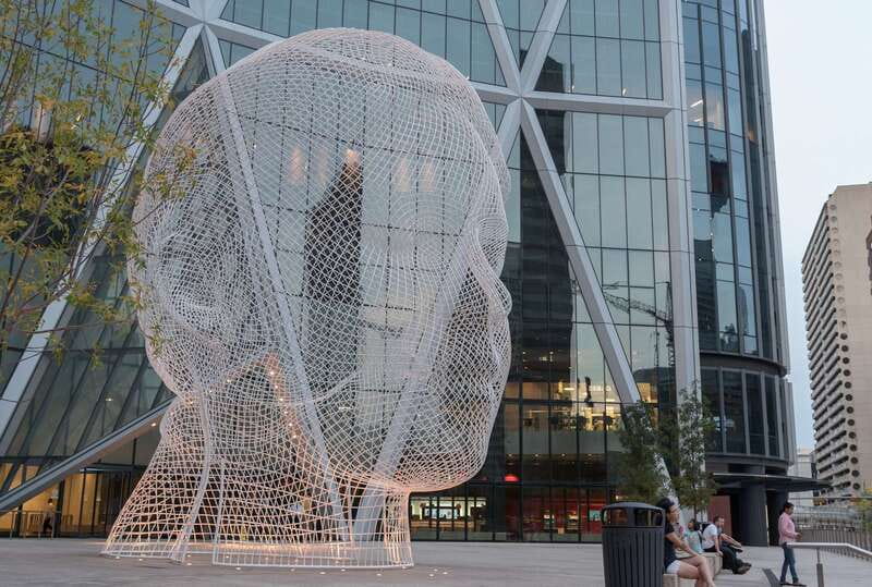 Calgary Downtown: 2-Hour Introductory Walking Tour - East Village Historic Buildings and Public Art You Can Track
