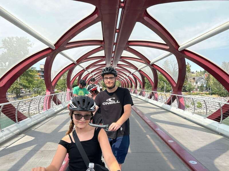 Calgary: E-Scooter City Highlights Tour - Peace Bridge: the 15-minute photo moment that usually steals the show