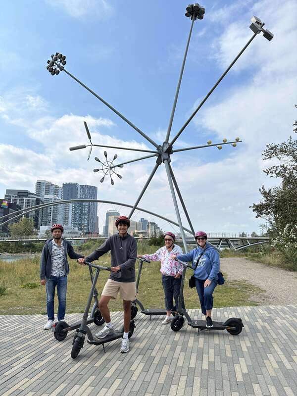 Calgary: E-Scooter City Highlights Tour - How the full 2 hours usually feels in real life