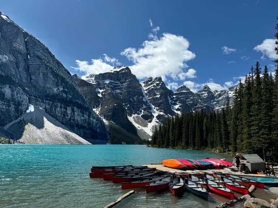 Calgary: Lake Louise, Moraine Lake, & Emerald Lake Tour - Lunch and Banff Town: where the day gives you a choice
