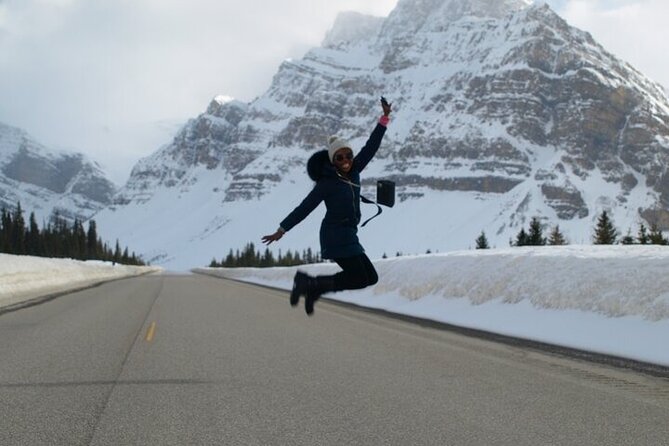 Canadian Rockies Golden Hour Tour | Lunch Included - Private pickup and the open-air jeep in Banff