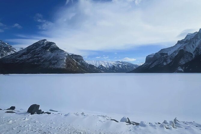Columbia Icefield, Crowfoot Glacier and Bow ,Peyto Lake Tour - Peyto Lake trail: the wolf-shaped view
