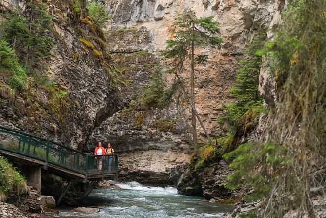 Day Tour to Banff Gondola Johnston Canyon Hiking Cave Basin - Bow Falls and Johnston Canyon: the waterfall core of the day