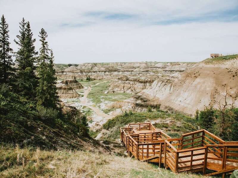Drumheller: Bad Land & Dinosaur Museum Tour from Calgary - Star Mine Suspension Bridge: Human History in the Badlands