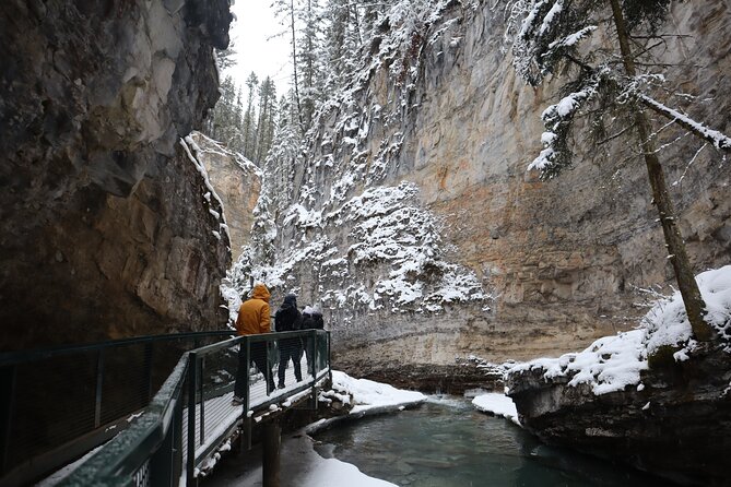 Johnston Canyon, Lake Louise & Banff: Small-Group Day Tour - Bow Falls: the quick win before you head back