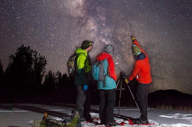 Stargazing Tour - Kananaskis After Dark - The Moonlit Snowshoe Hike Through the Kananaskis Forest