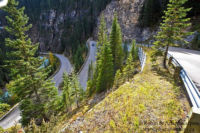 Tour of Yoho National Park See Canada's Second Highest Waterfall - Emerald Lake walk: the turquoise break in the middle of the day